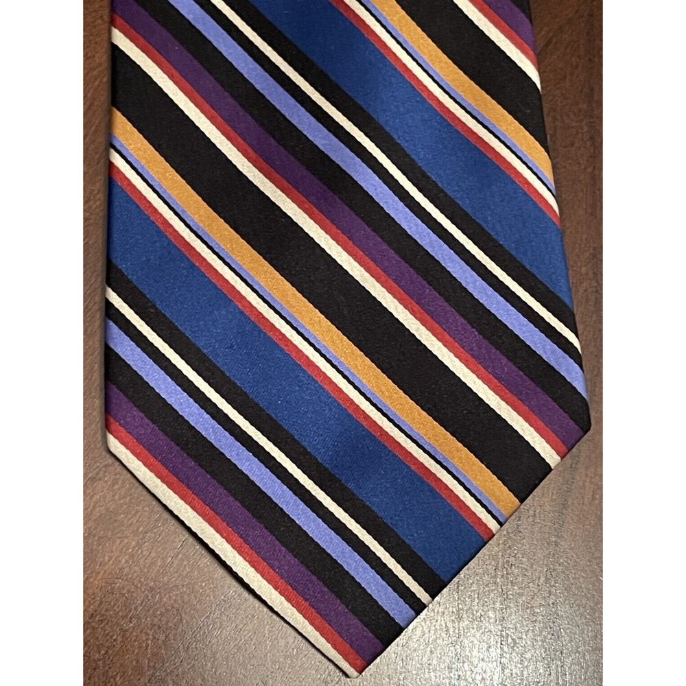 RBM Collection Blue Red Purple Hand Made 100% Silk Men’s Neck Tie Made In China